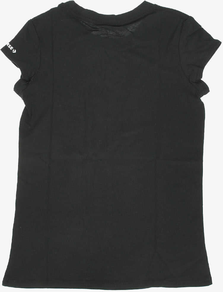 Tricouri Converse Printed T-Shirt Black Baieti (BM 8108824) 3