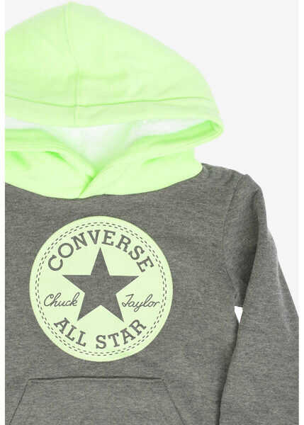 Hanorace Converse Printed Sweatshirt Gray Baieti (BM 8108872) 2