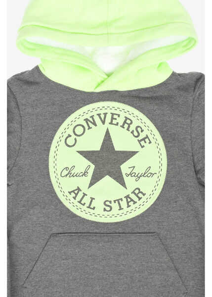 Hanorace Converse Printed Sweatshirt Gray Baieti (BM 8108875) 2