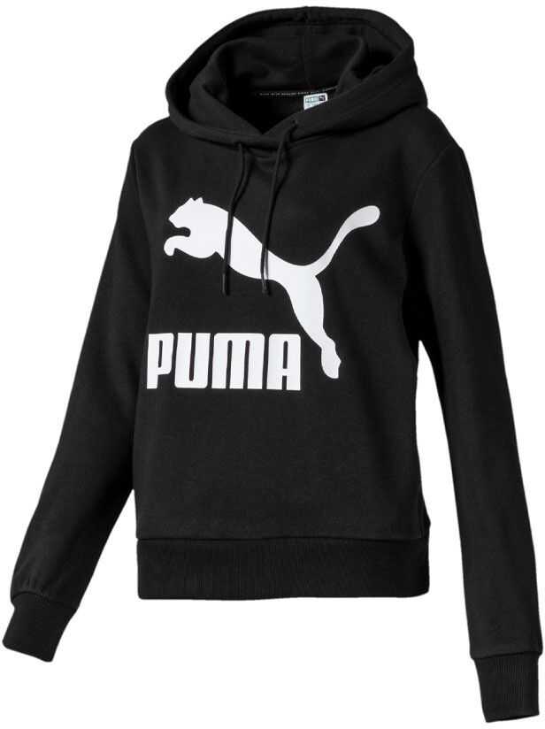 PUMA Classic Logo Hoodie 595201-01 Black