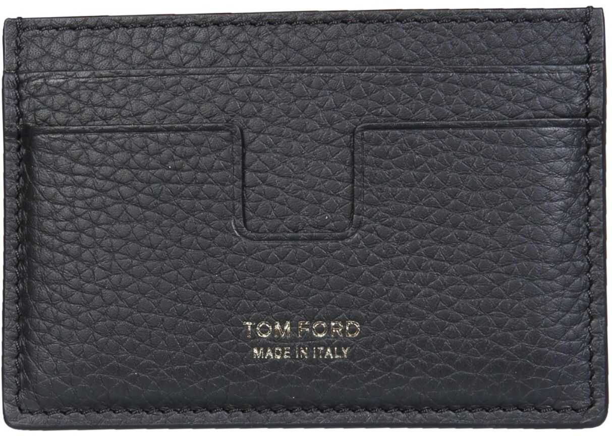 Tom Ford Card Holder With Logo BLACK