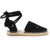 Pantofi fara toc Granville Espadrilles With Mesh Embroidered Laces Femei