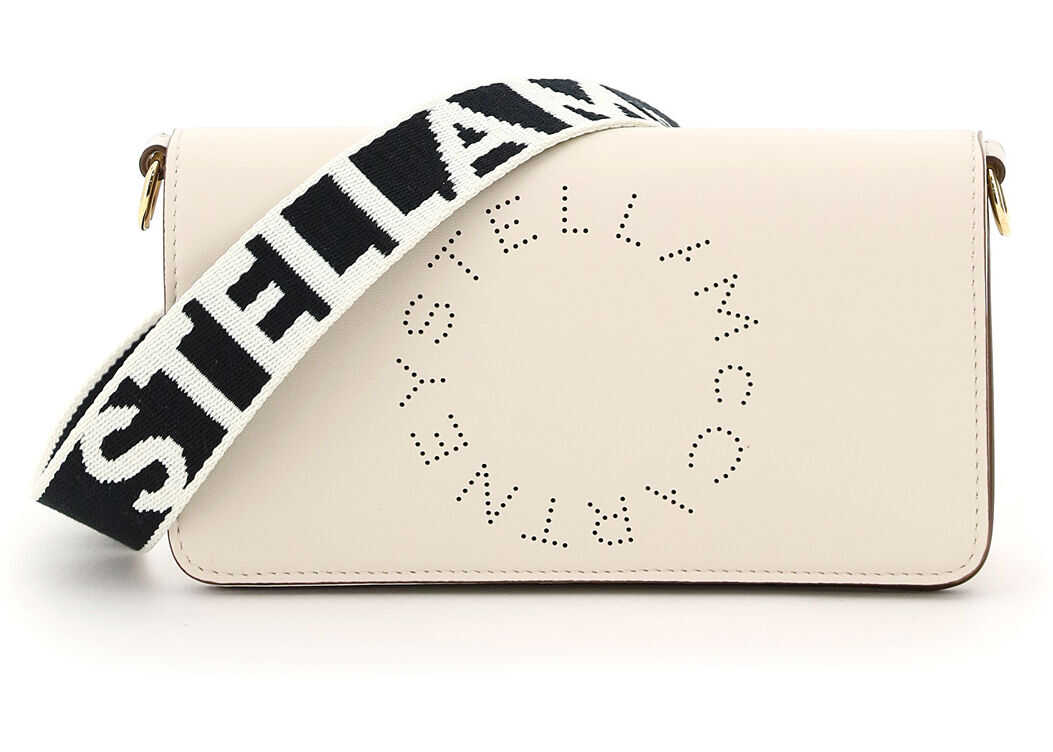 Stella McCartney Crossbody Mini Bag Star Logo Studs 700134 W8542 PURE WHITE