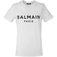 Tricouri White Cotton T-Shirt Femei