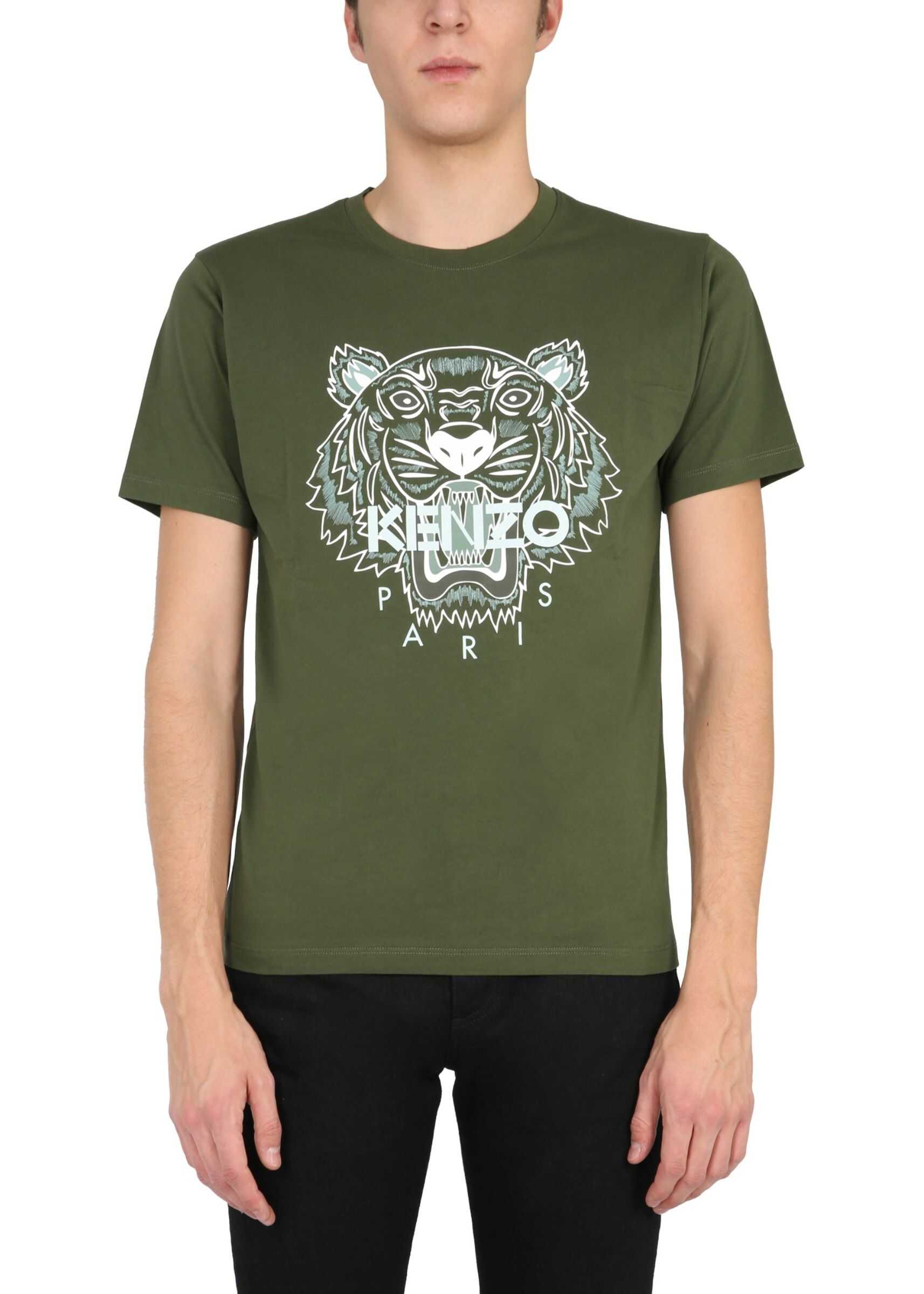 Kenzo Crew Neck T-Shirt GREEN