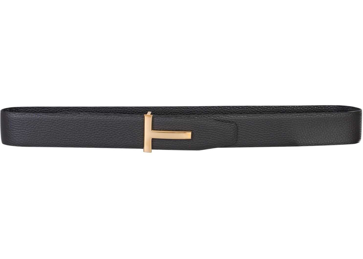 Tom Ford Belt With T-Buckle BROWN