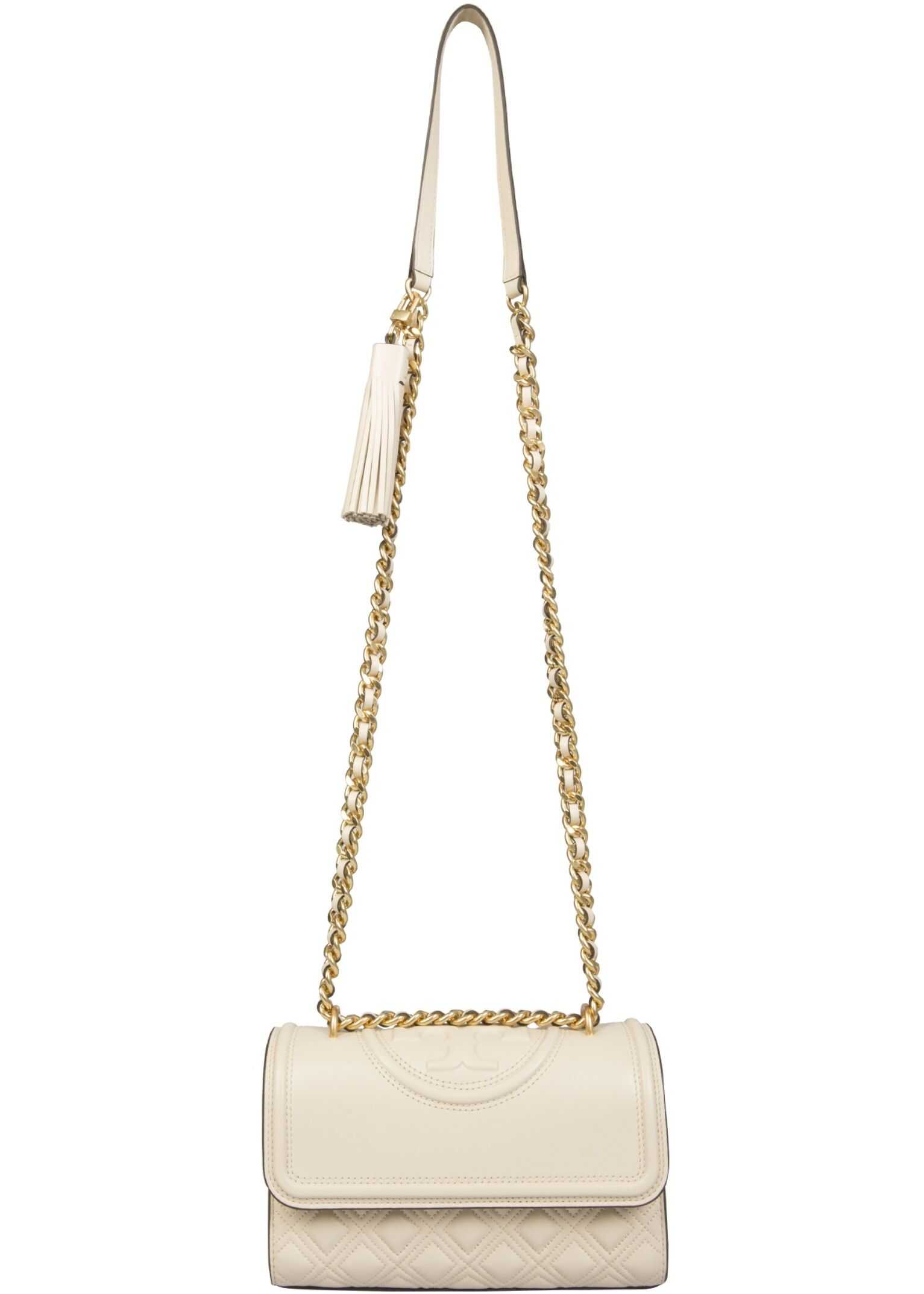 Tory Burch Fleming Shoulder Bag WHITE