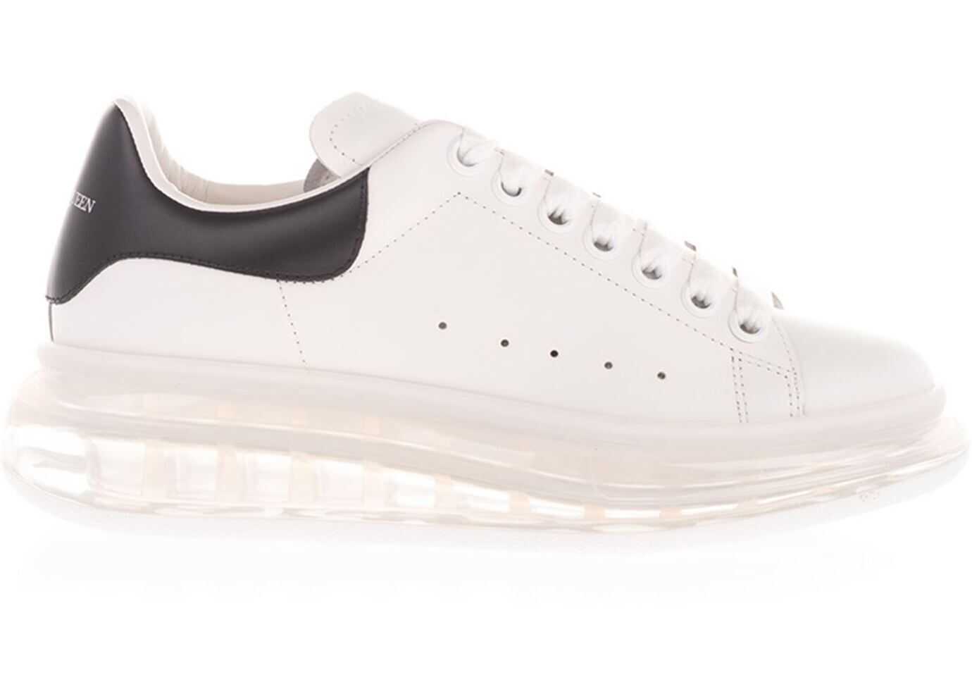 Alexander McQueen Oversize Sneakers In White And Black White