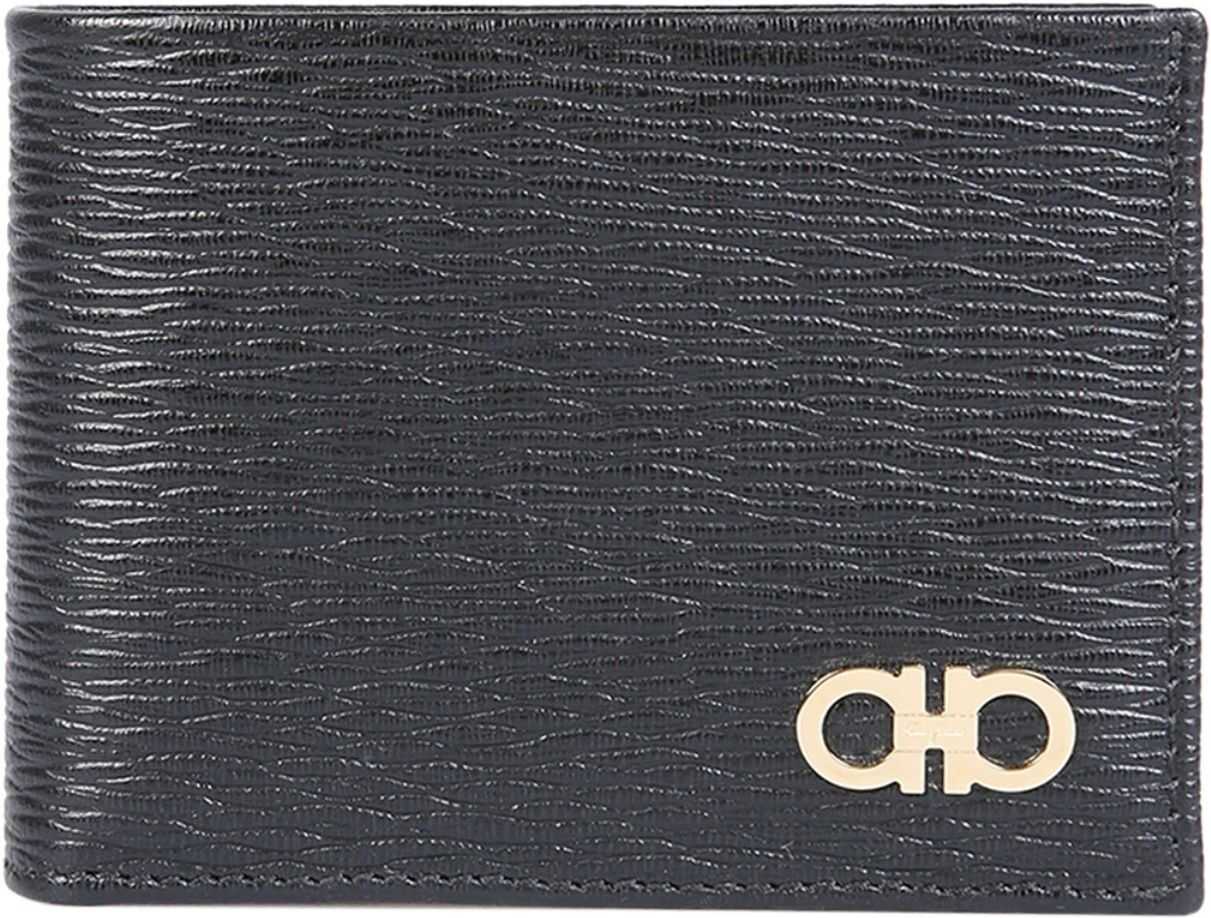 Salvatore Ferragamo Revival Gancini Wallet BLACK