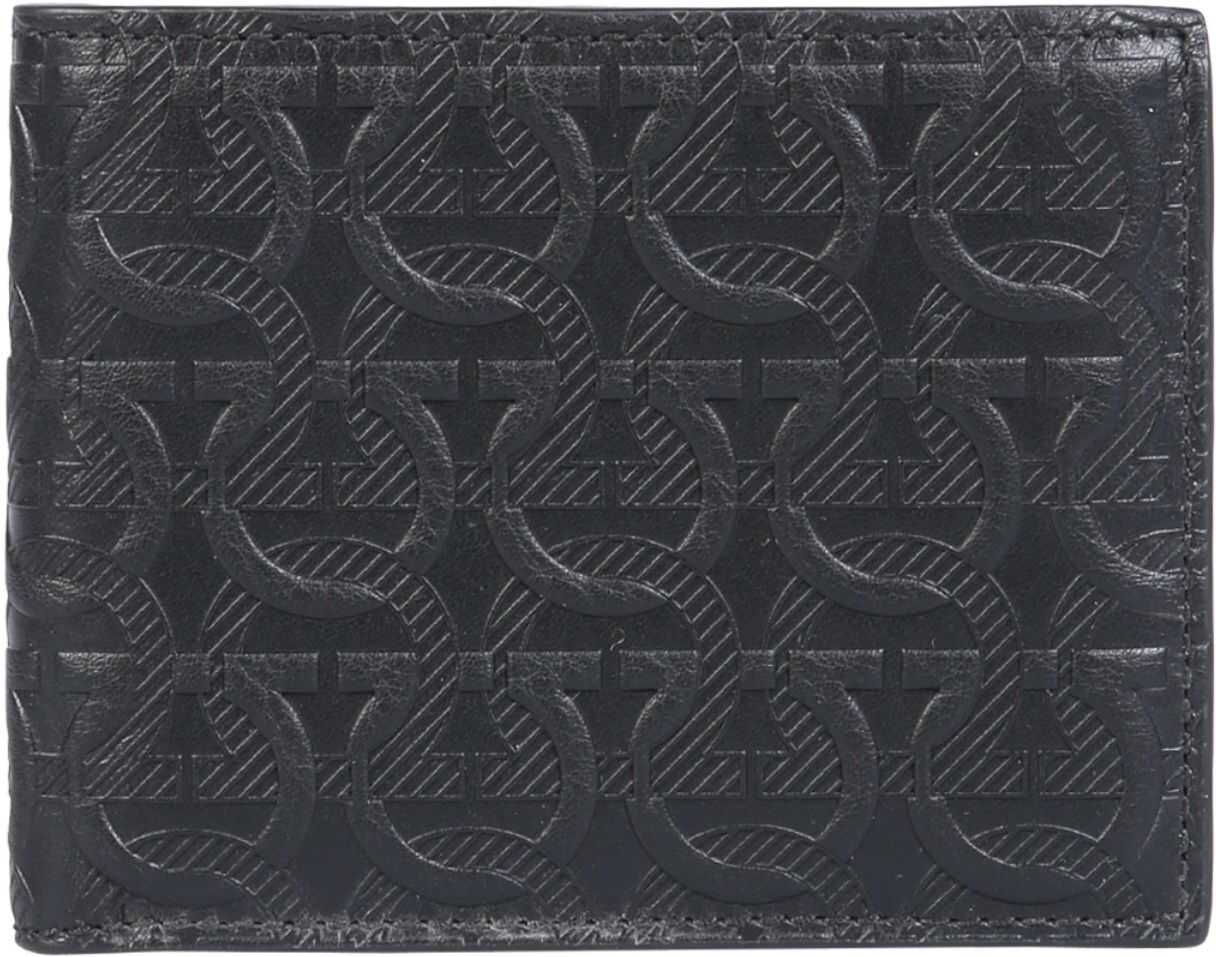 Salvatore Ferragamo Gancini Wallet 725084_66A639NERO BLACK