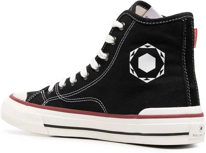 Tenisi MOACONCEPT High-Top Master Collector Sneakers BLACK Femei (BM 8124466) 3