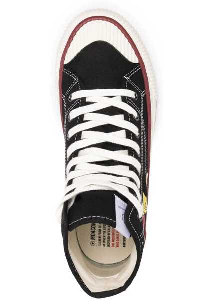 Tenisi MOACONCEPT High-Top Master Collector Sneakers BLACK Femei (BM 8124466) 4
