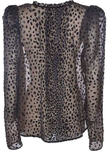 Bluze Pinko Climatologia Blouse In Brown Brown Femei (BM 8126253) 2