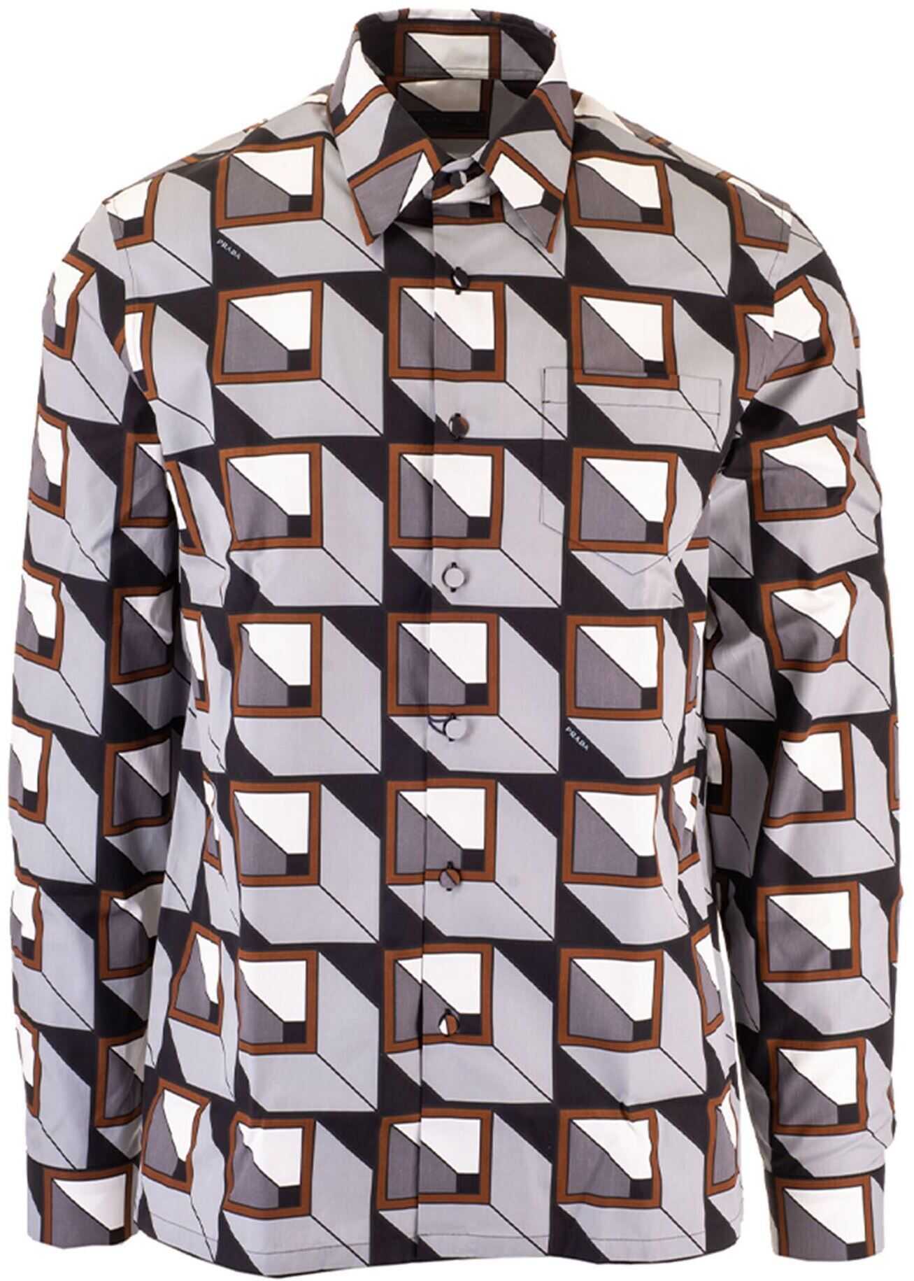 Cube Shirt In Grey