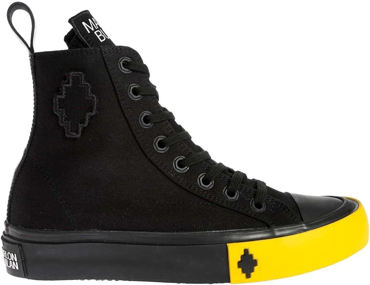 Marcelo Burlon Xxi Vulcanized High-Top Sneakers In Black* Black