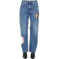 Blugi skinny "Hole Baggy" Jeans Femei
