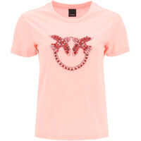Tricouri Polo Quentin T-Shirt Love Birds Embroidery Femei