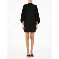 Rochii elegante Puff Sleeves Dress Femei