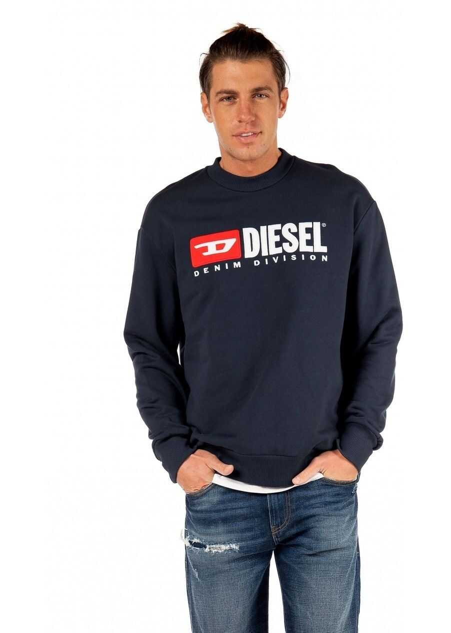 Diesel S-Crew Sweatshirt Crewneck 00SHEP Bleumarin