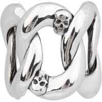 Inele Chain And Skull Ring Barbati