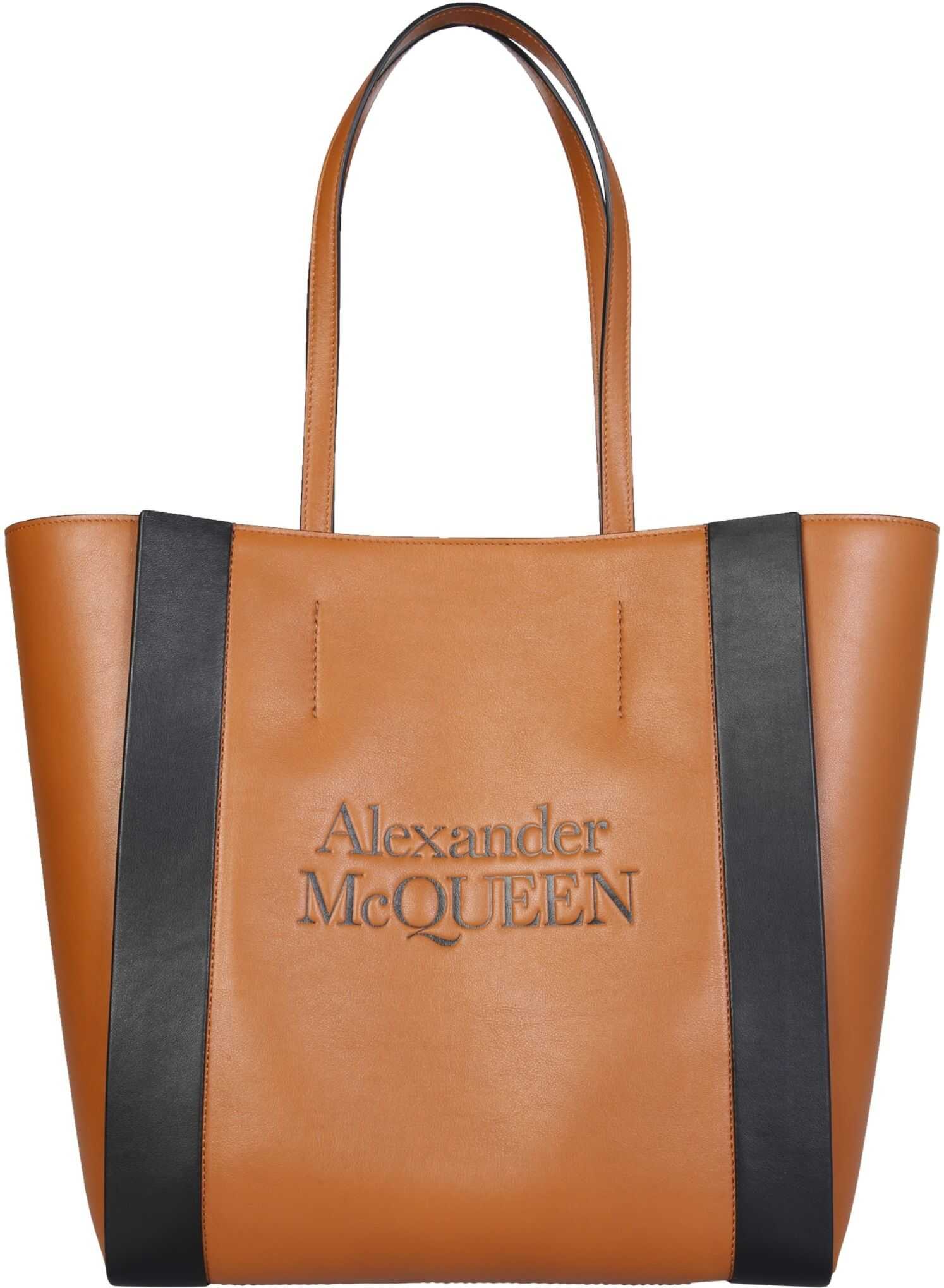 Alexander McQueen Signature Shopping Bag BUFF