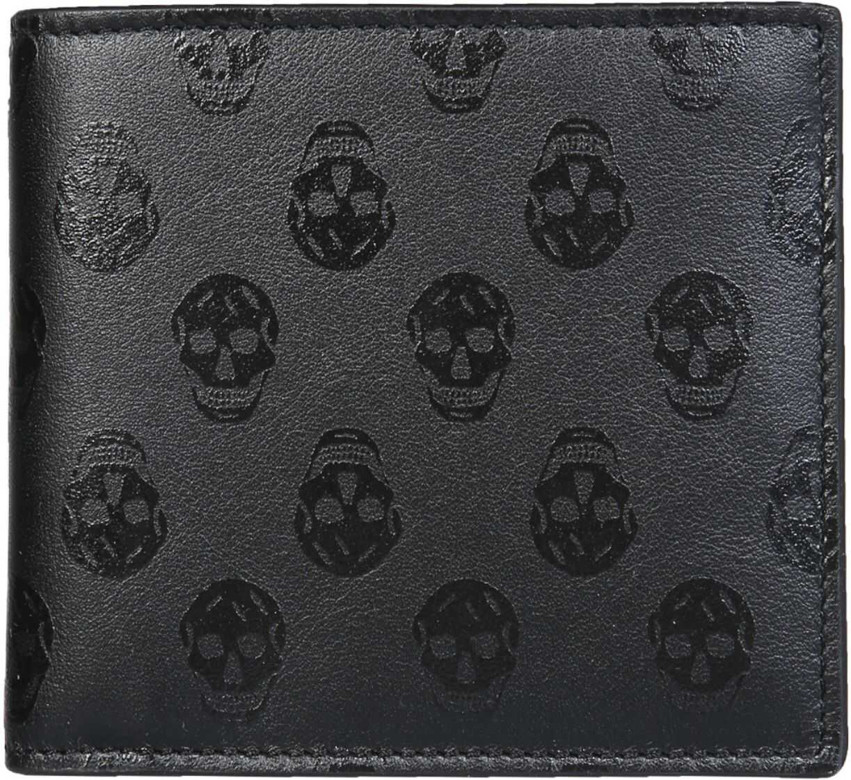 Alexander McQueen Bifold Wallet 602137_1AAAN1000 BLACK