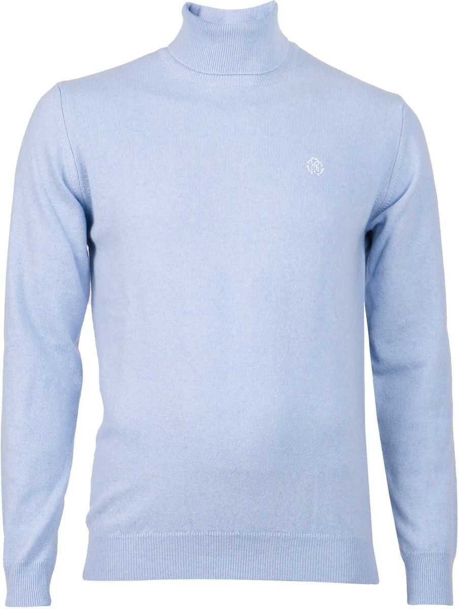 Roberto Cavalli Turtleneck Pullover HSM609 Bleu