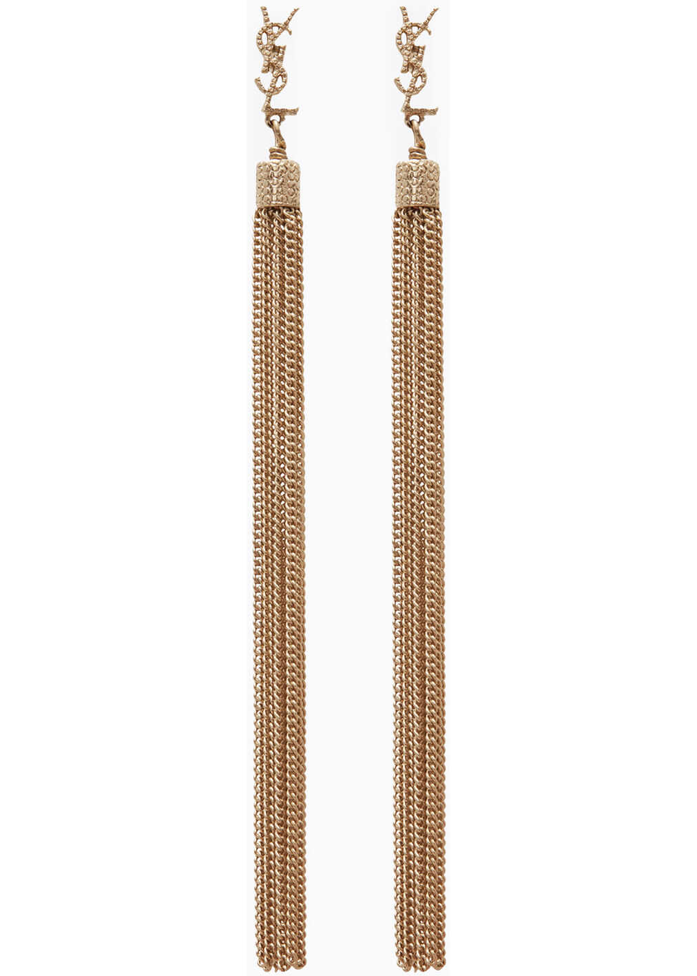 Saint Laurent Loulou Earrings Gold