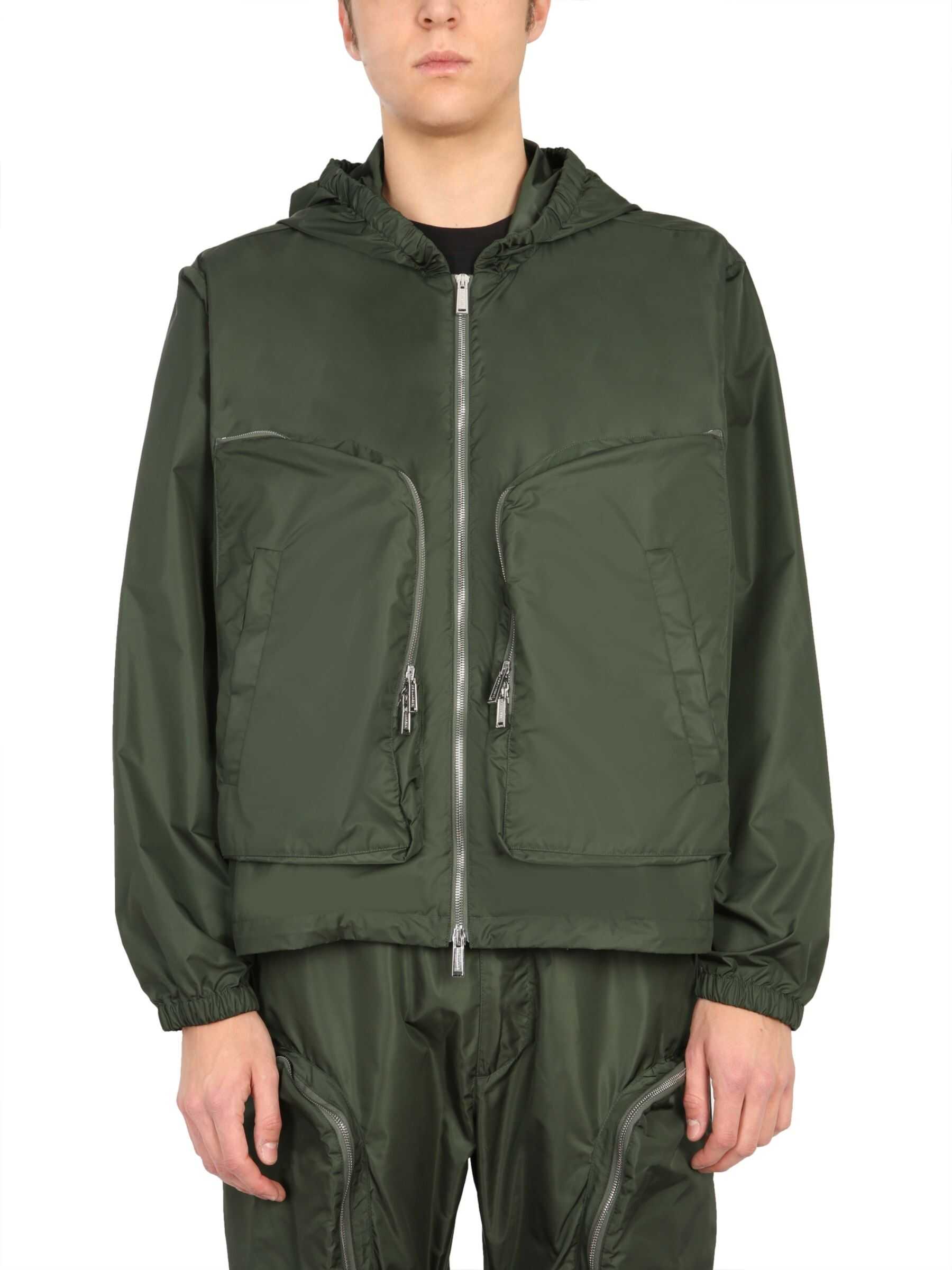 DSQUARED2 Windproof Jacket MILITARY GREEN