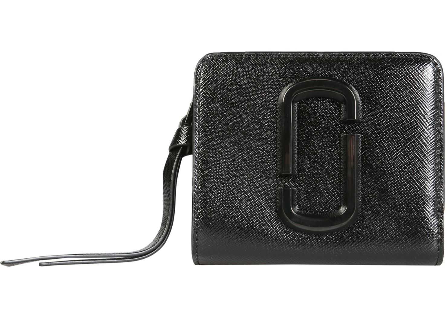 Marc Jacobs Mini The Snapshot Dtm Compact Wallet BLACK