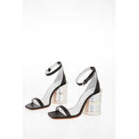 Sandale cu toc MM6 10cm Metal Cylinder Heel Ankle-Strap Sandal Femei