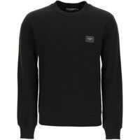 Bluze Crew Neck Sweatshirt With Logo Plaque Barbati