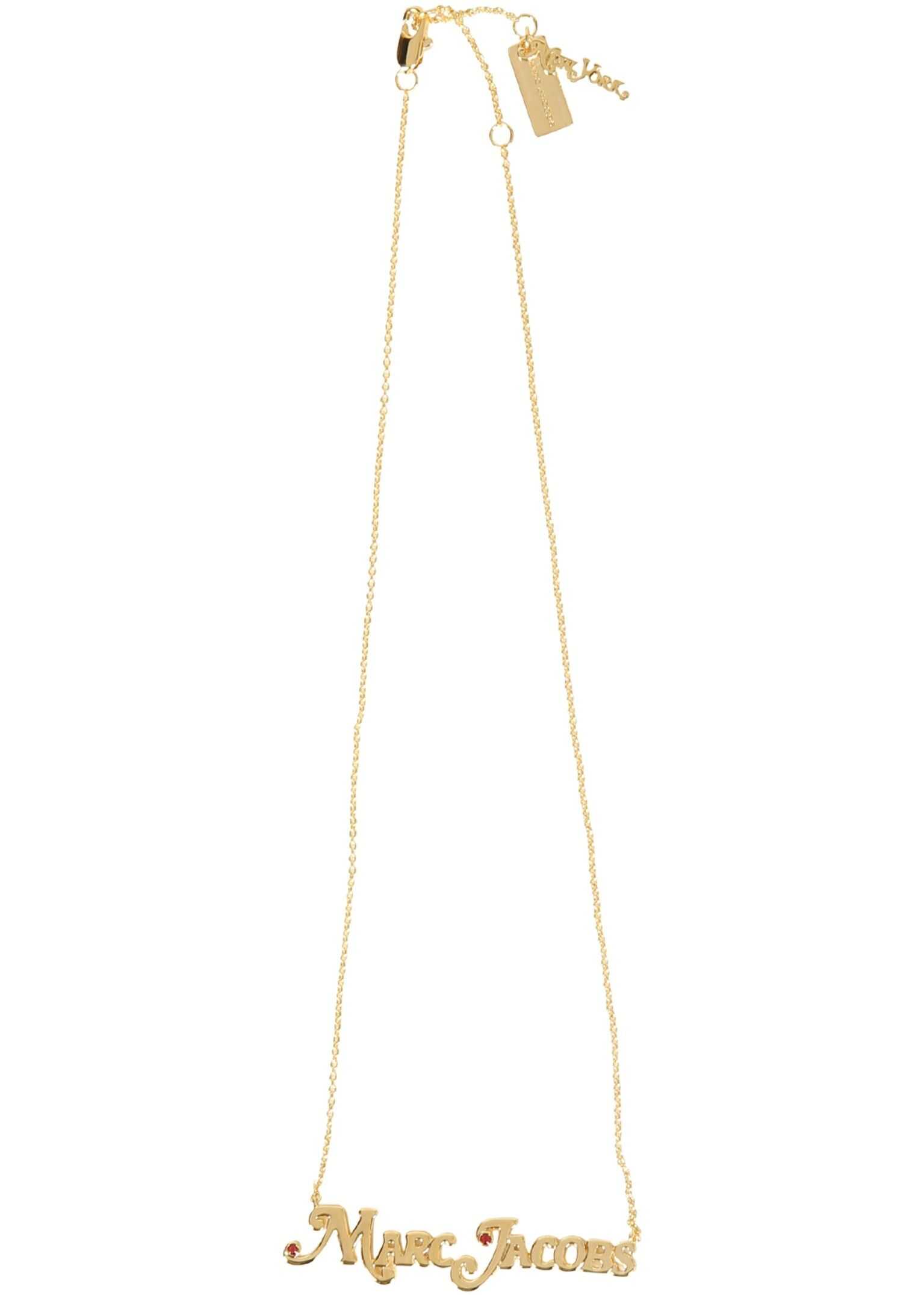 Marc Jacobs The Nameplate Necklace GOLD