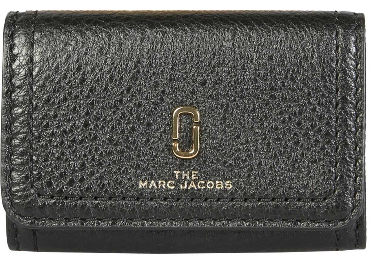 Marc Jacobs Key Ring With Logo BLACK