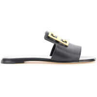 Saboti Leather Mules With 4G Logo Femei