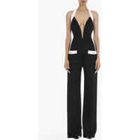 Treninguri Jumpsuit With Open Back And Golden Buttons Femei