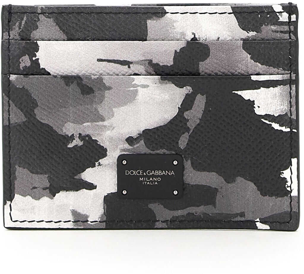 Dolce & Gabbana Camouflage Print Card Holder BP0330 AZ657 CAMOUFLAGE 01 F MIST