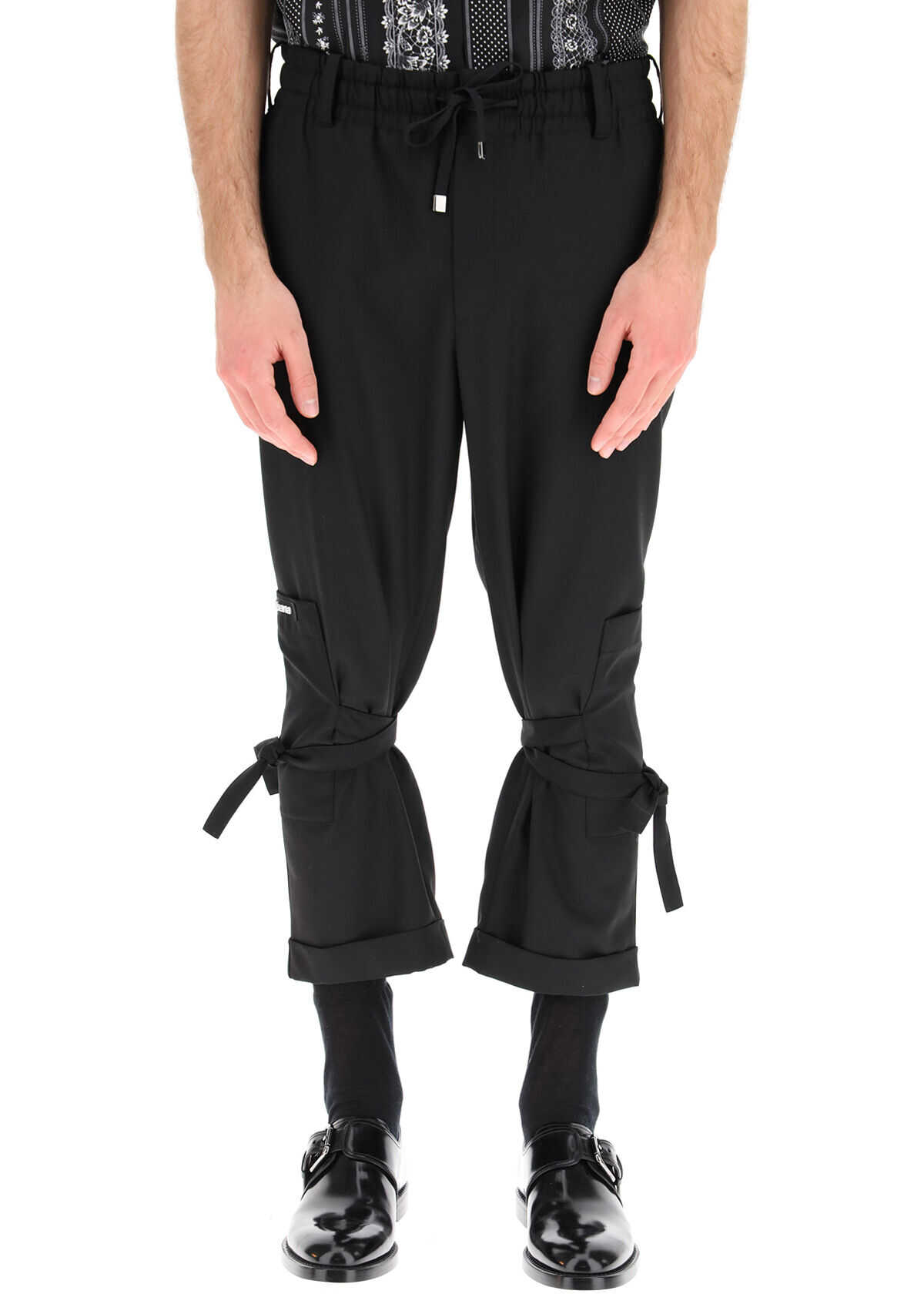Dolce & Gabbana Jogging Trousers With Three-Dimensional Logo GWCKXT HUMK5 NERO