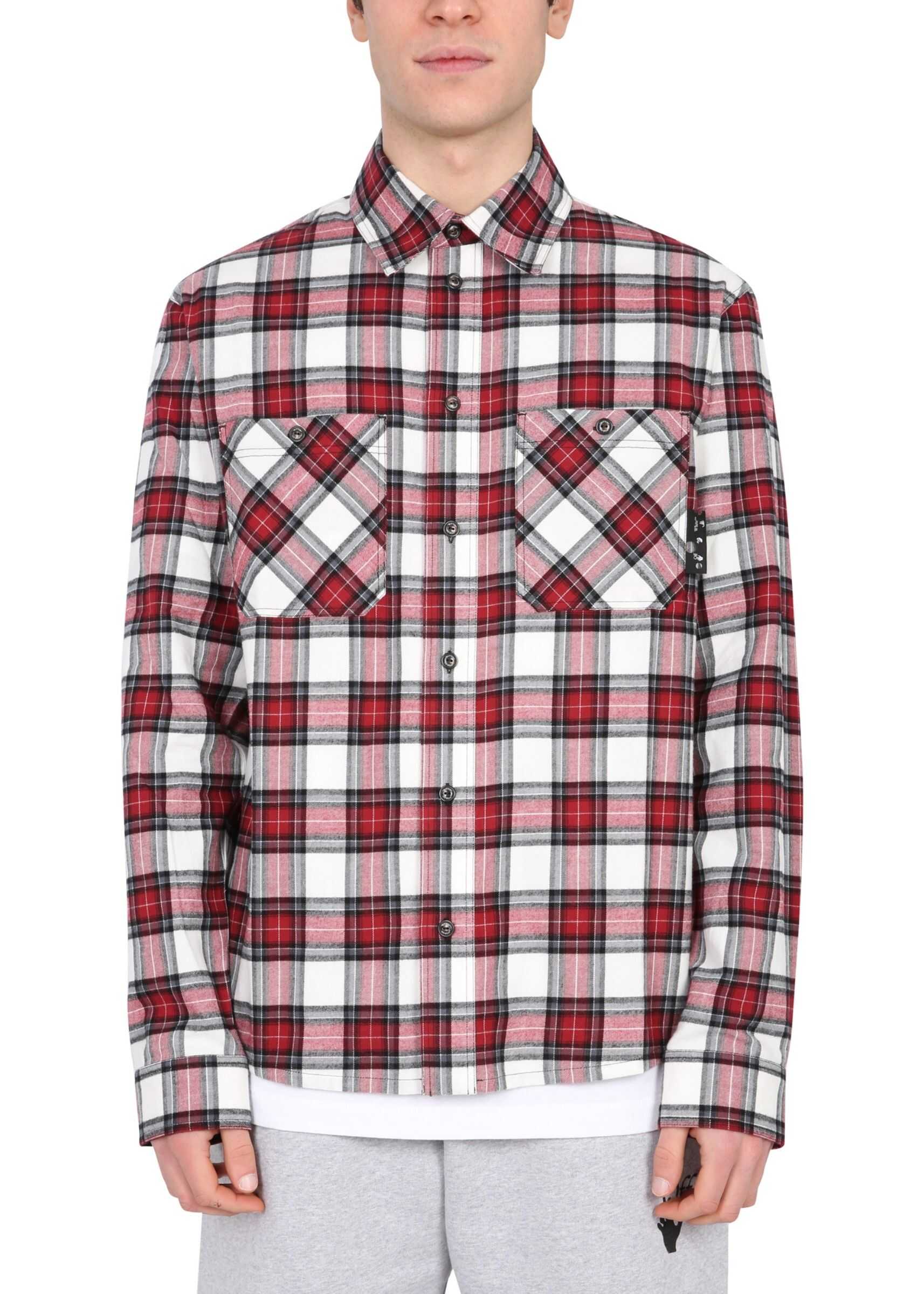 Off-White Flannel Shirt OMGA133_R21FAB0022500 RED