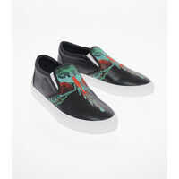 Pantofi slip-on Leather GREEN WINGS SLip On Sneakers Barbati