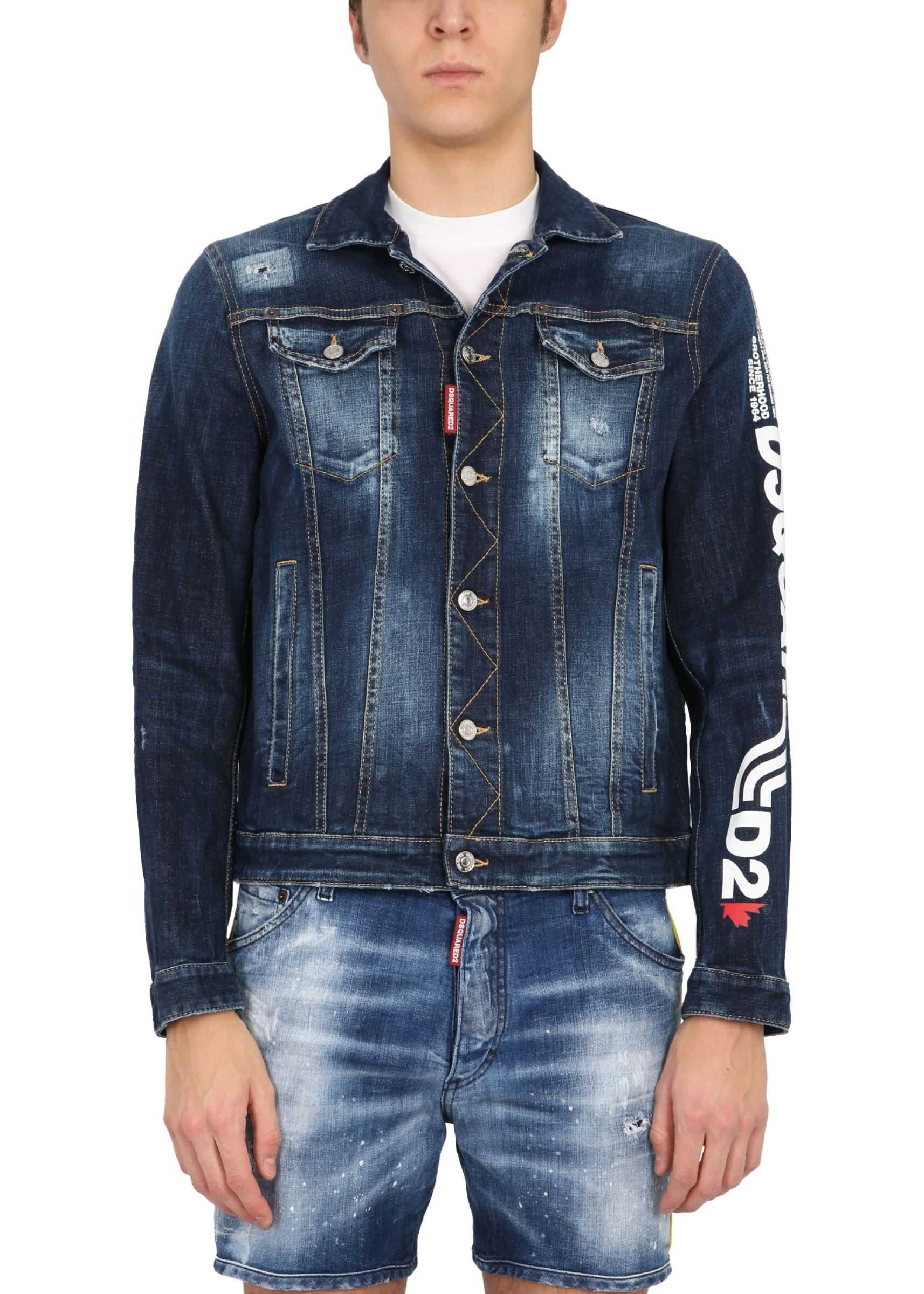 DSQUARED2 Denim Jacket S74AM1151_S30664470 BLUE