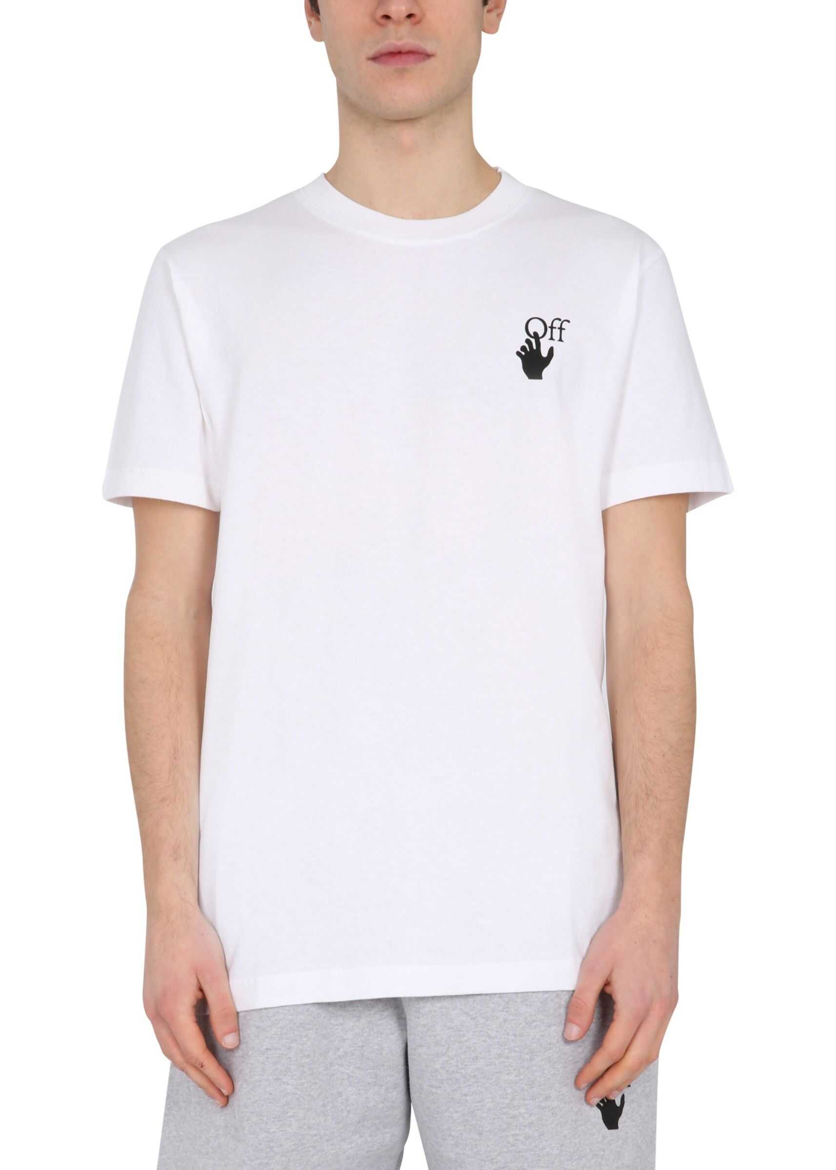 Off-White Crew Neck T-Shirt WHITE