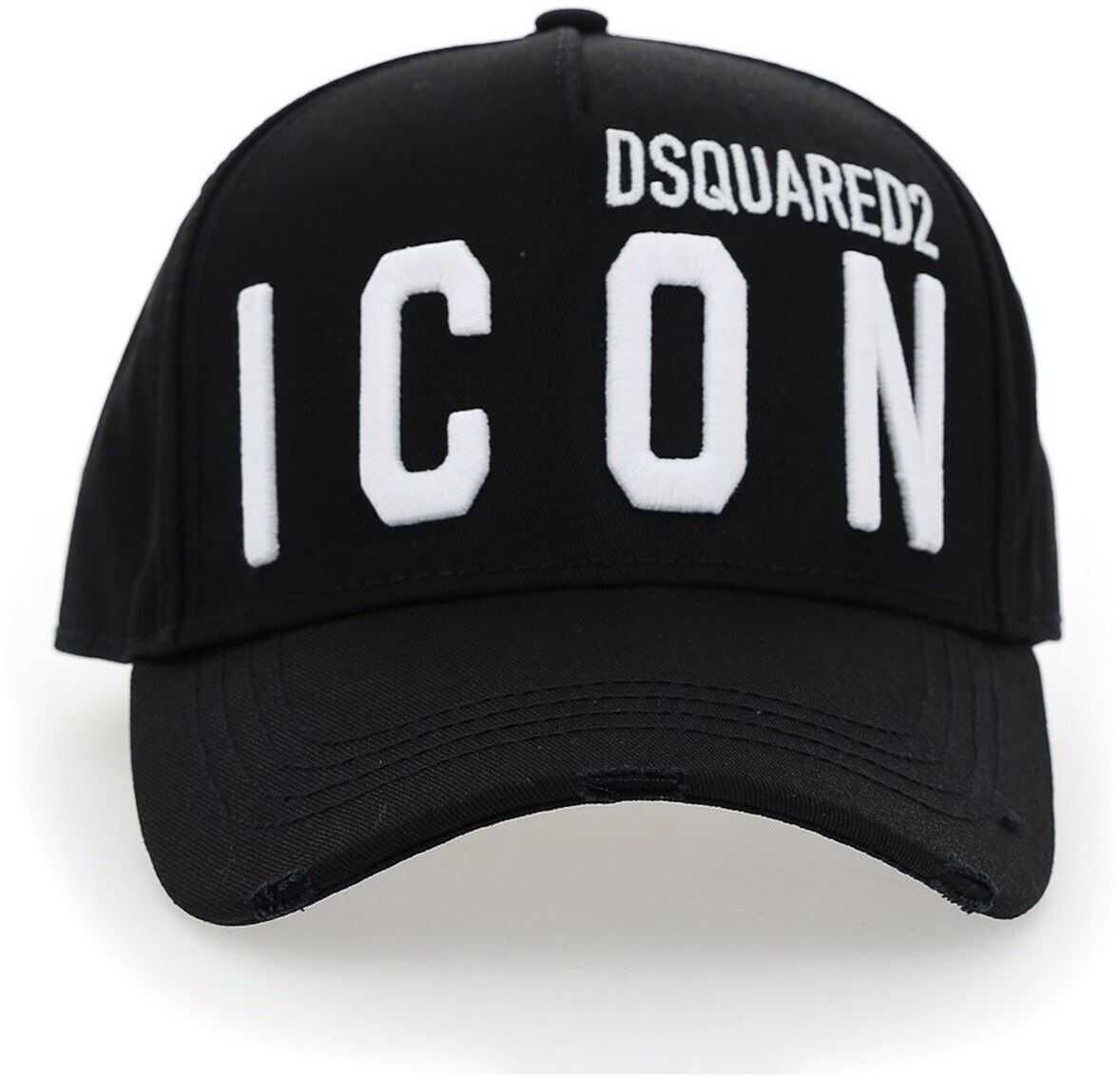 DSQUARED2 Icon Baseball Hat In Black Black
