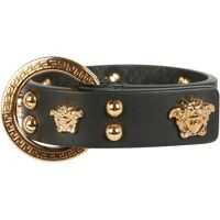 Bratari Medusa Stud Leather Bracelet Barbati