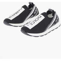 Mocasini Fabric Slip On Sneakers With Leather Detail Fete