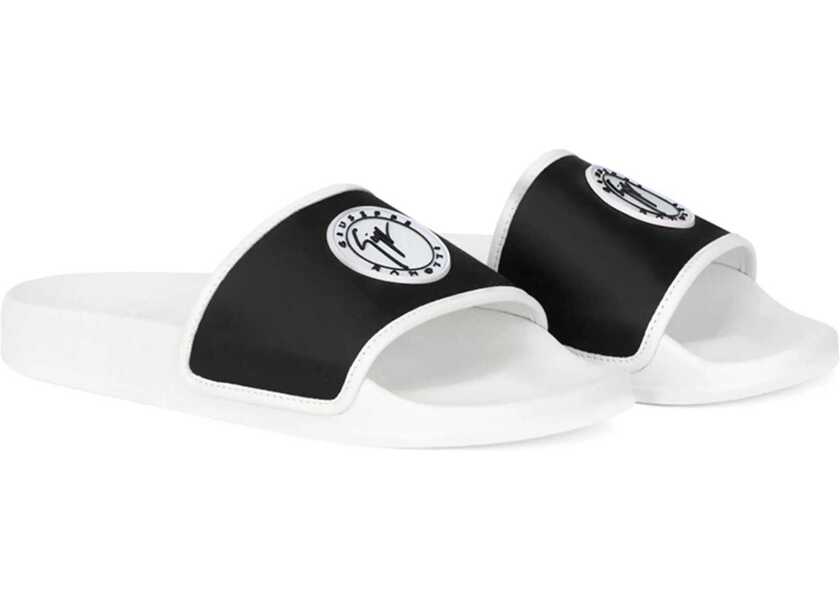 Papuci Giuseppe Zanotti Rubber Slide Sandals BLACK Femei (BM 8145739) 2