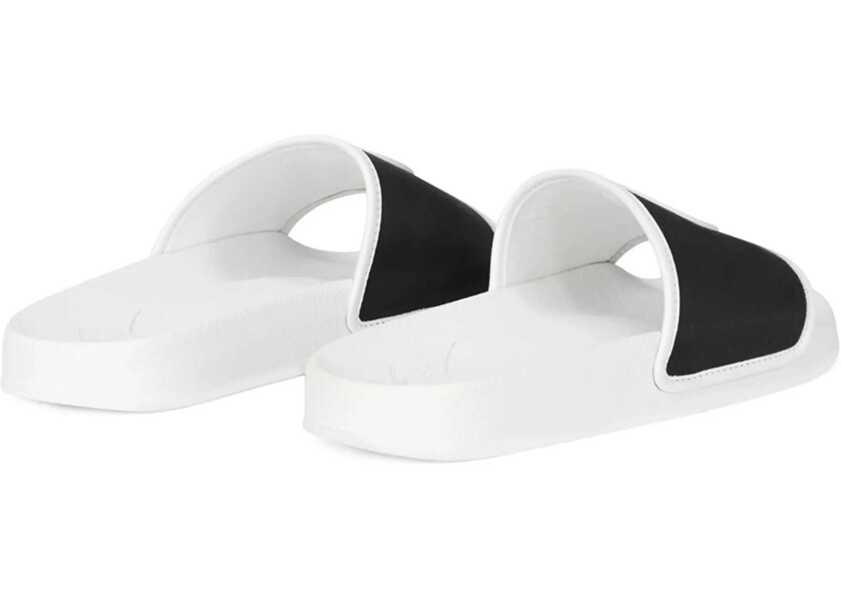 Papuci Giuseppe Zanotti Rubber Slide Sandals BLACK Femei (BM 8145739) 3