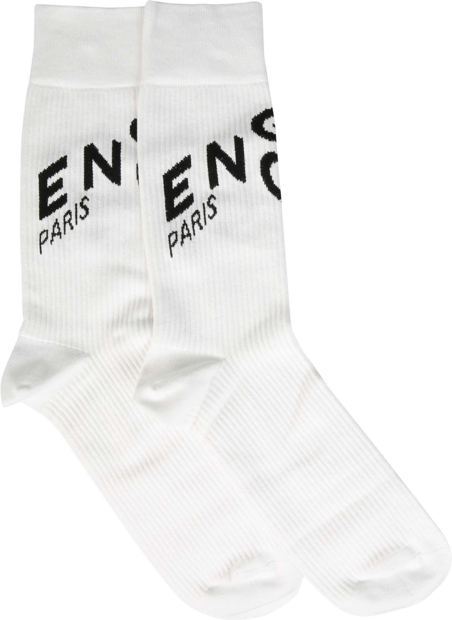 Givenchy Socks With Logo WHITE imagine