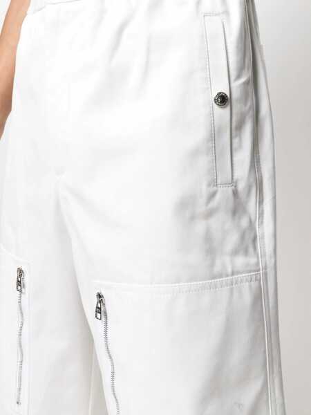 Pantaloni scurti Alexander McQueen Japanese Gabardine Shorts WHITE Barbati (BM 8145991) 5
