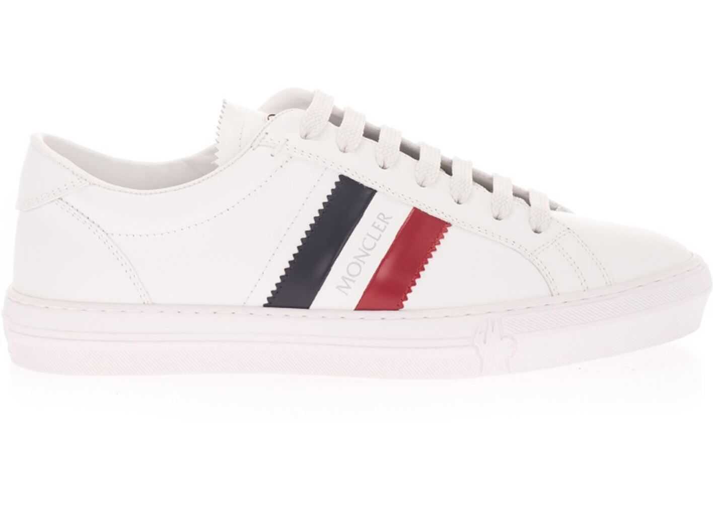 Moncler New Monaco Sneakers In White White